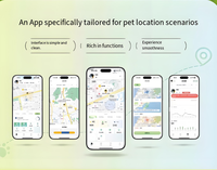 Traceur GPS pour animaux de compagnie en temps réel, localisateur 4G pour chiens et chats avec clôture géographique, dispositif anti-perte