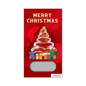 Tarjetas Rasca y Gana Navideñas, Impresión Rápida, Diseño Gratuito, Varios Tamaños y Materiales, Impresión Digital, Recubrimiento, Boletos Rasca y Gana - Product Image 4