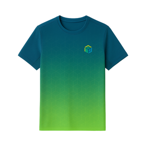 Camiseta sin Mangas de Compresión Activa, Sublimada, Ligera, Transpirable, Suave, de Spandex/Algodón, de Secado Rápido, Ajustada, con Impresión de Logotipo Personalizado - Product Image 1