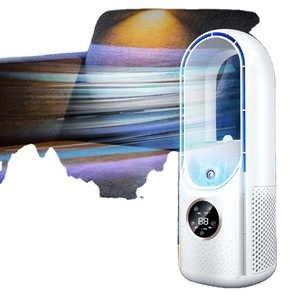 Portable Bladeless Air Cooler with LED Display 6-Speed USB-Powered Eco-Friendly Quiet Operation for Home & Office Use - Product Image 1