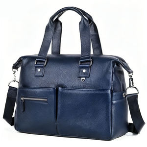 Bolsa de Viaje Multicompartimentos con Asa de Cuero Resistente, Bolsa Deportiva de Tamaño Estándar para Hombre, Uso Casual y de Negocios - Product Image 2