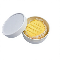 Emballage écologique personnalisé en tube de papier, boîte cylindrique pour la cuisson au four à haute température, le stockage de gâteaux et de biscuits