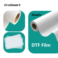 Eraasmart A3 A4 DTF, Lámina PET para Transferencia de Calor, Papel de Transferencia de Calor de Una o Dos Caras, Hojas para Impresora de Baja Temperatura para Película DTF A3 A4