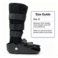 Botte orthopédique de récupération post-fracture en TPR antidérapante avec doublure médicale amovible en polaire et fermeture Velcro, modèle Wholesale Medical Liner Walker Ergonomic
