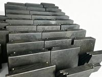 Plaque de serrage gauche et droite pour mâchoire 10T, pièces de rechange pour machine d'essai de traction universelle UTM, bloc de préhension en acier