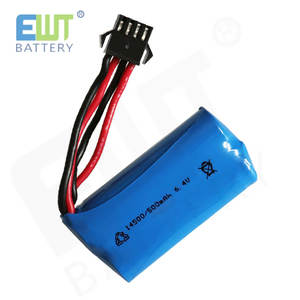 IFR14500 6.4V 500MAh แบตเตอรี่ลิเธียมรูปทรงกระบอกสำหรับรถของเล่นรีโมทคอนโทรล - Product Image 3