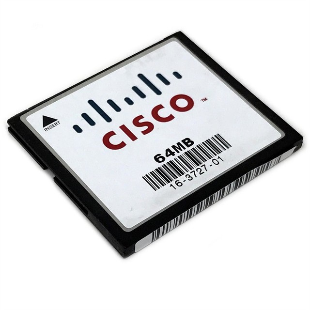 64MB Compact Flash Card 16-3727-01 MEM1800-64CF MEM2800-64CF IOS Tested