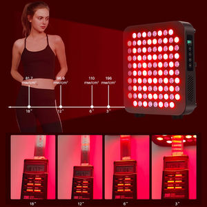 جهاز العلاج الضوئي الديناميكي AZURE بخمسة أطوال موجية (630/660/810/830/850 نانومتر) 96 قطعة 153 واط للعناية بالجسم والبشرة مع العلاج بالضوء الأحمر قابس أمريكي AL500 - Product Image 5