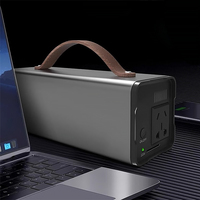 Station extérieure portable 220V au lithium-ion 300W, charge rapide, grande capacité, onde sinusoïdale pure, norme européenne, pour voiture et autonomie prolongée