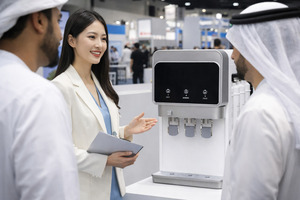Système de purification d'eau par osmose inverse de haute qualité pour bureau, filtre RO, filtration en 4 étapes, affichage de la durée de vie du filtre, ABS de qualité alimentaire, hôtel - Product Image 4