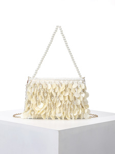 Nouveau Sac à Main Perlé Fait Main en Coquille de Fritillaire 2026 – Mini Sac de Soirée Polyvalent et Élégant à la Française pour Femme - Product Image 6