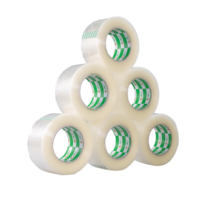 Ruban adhésif d'emballage en acrylique BOPP imperméable 500 mètres 45 mm de largeur simple face pour la fermeture des sacs - Product Image 1