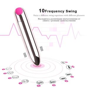 Vibrador Estimulador Vaginal con 10 Velocidades para Viajes, Recargable, Impermeable, Vibrador de Punto G para Adultos, Juguetes Sexuales para Mujer - Product Image 2