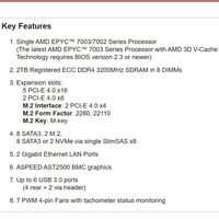 Baru H12SSL-I DDR4 AM4 Socket Server Single-channel untuk Motherboard 7003/7002 dengan RAM 2TB Stok Tersedia