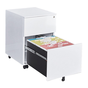 Office Mobile Pedestal Cheap Price Steel Movable Filing Cabinet Desk Side Metal Mobile File Cabinet