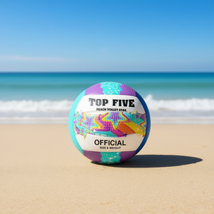 Balón de Voleibol Playa Oficial de PVC de 23 cm y 420 gr, Top Five Beach Volley Star - Product Image 2