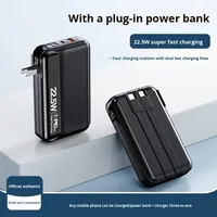 Mini batterie externe 20000 mAh sans fil (boîtier + carte mère) – Taille optionnelle – Vente en gros – Alimentation portable