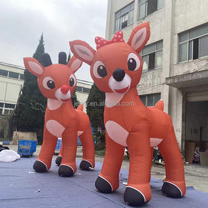 عيد الميلاد نفخ الرنة الغزلان نفخ لتزيين عيد الميلاد - Product Image 1