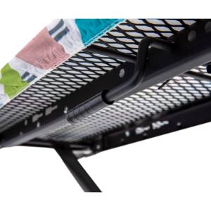 Tabla de Planchar MILENYUM BEETLE con Altura Ajustable, Cubierta Geométrica Metálica Colorida, para Viajes, Uso en Armario, Superficie de Plástico y Tela - Product Image 3