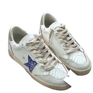 Zapatos Deportivos Casuales de Lujo Personalizados para Hombre, de Alta Calidad, en Cuero Premium con Lentejuelas Brillantes y Diseño de Estrella, con Cordones - Product Image 1