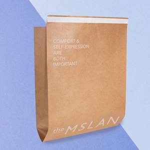 Paper <b>Mailer</b> <b>Bag</b> 100% Eco Friendly Recycled Brown Kraft Paper Mailing <b>Bags</b> for Delivery - Product Image 1