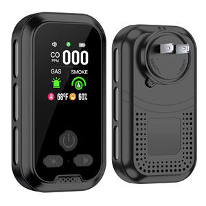 <span class=keywords><strong>Détecteur</strong></span> de fumée et de monoxyde de carbone 5 en 1, <span class=keywords><strong>détecteur</strong></span> de <span class=keywords><strong>gaz</strong></span> naturel combustible, <span class=keywords><strong>détecteur</strong></span> de GPL, batterie au lithium intégrée - Product Image 1