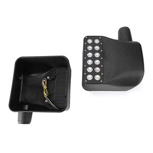 Venta caliente 07-17 wrangler DC12V vivienda <span class=keywords><strong>negro</strong></span> amarillo luz de giro LED espejo cubre luces para <span class=keywords><strong>Jeep</strong></span> - Product Image 2