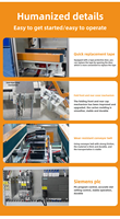 Machine à sceller les cartons, machine à banderoleuse de ruban adhésif pour le dessus et le dessous, pour ligne d'emballage