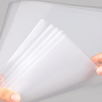 Carpeta de Archivos A4 con Cubierta de Papel Plástico Transparente al por Mayor, Material de Oficina