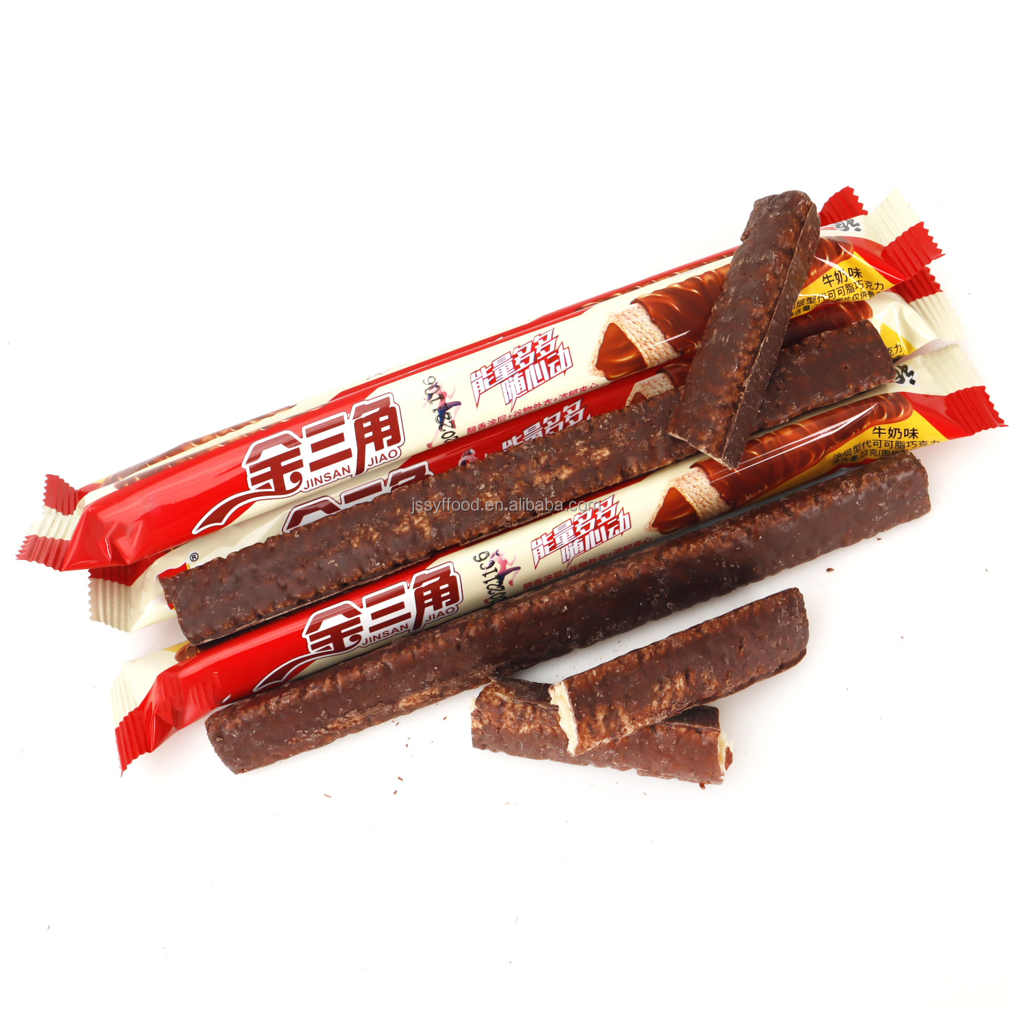 チョコレートバー三角形チョコレートウエハースビスケット