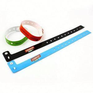 Pulsera de Identificación de Vinilo PVC Resistente, Fabricada en China, para Fiestas, con Logotipo Personalizado - Product Image 4