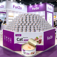 Fabricant d'aliments en conserve pour animaux de compagnie : Friandises humides pour chats au poulet et au canard, riches en protéines, détoxifiantes, pour la vision, soupes personnalisées en conserve pour chats, vente en gros et en vrac