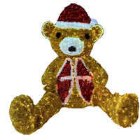 Boîtes cadeaux lumineuses en forme de cygne et d'ours polaire pour Halloween, mariage, Noël, décorations de maison, lumières LED classées IP65