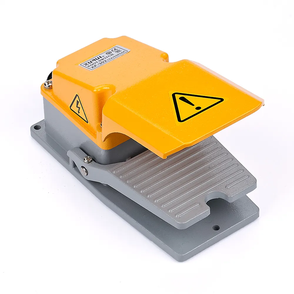 Водонепроницаемый Металлический ножной Педальный переключатель SPDT для промышленного автоматического оборудования