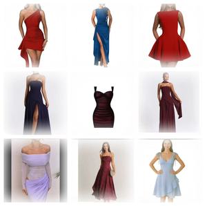 Vente en gros directe usine : Ensemble sexy en mousseline de soie, hauts et pantalons, coupe trapèze, manches courtes, été, polyester/coton, coupe ample - Product Image 1