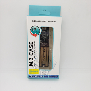 M.<span class=keywords><strong>2</strong></span> NVME PCIe NGFF SATA双协议固态硬盘外壳清除USB类型C 10Gbps PCI-E M2固态硬盘透明外框硬盘盒 - Product Image 6
