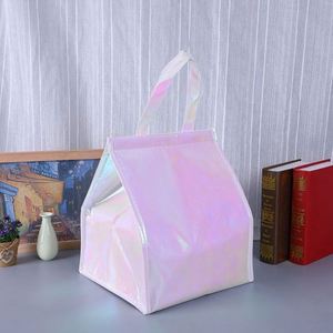 Bolsa Térmica Grande y Económica de Aluminio para Entrega de Alimentos, Bolsa Refrigerante Aislada de Tela No Tejida con Holograma - Product Image 3