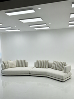 Meubles sur mesure, usine de Foshan, style américain, canapé en cuir véritable de luxe léger, cadre en bois massif rétro, ensemble de canapés 2 et 3 places, meubles de salon pour petit appartement