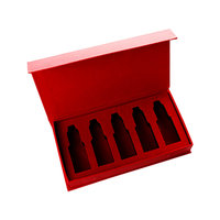 Boîte cadeau rigide à rabat magnétique personnalisée à faible MOQ avec motif laser et revêtement UV pour bougies et emballages cadeaux haut de gamme