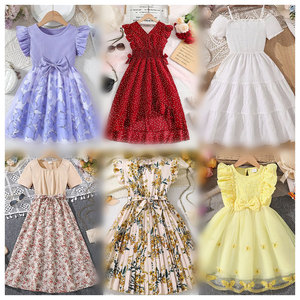 Lotes al por Mayor de Ropa Nueva y Usada para Niños, Vestidos de Verano, Entrega Aleatoria de Vestidos Infantiles de Verano - Product Image 5