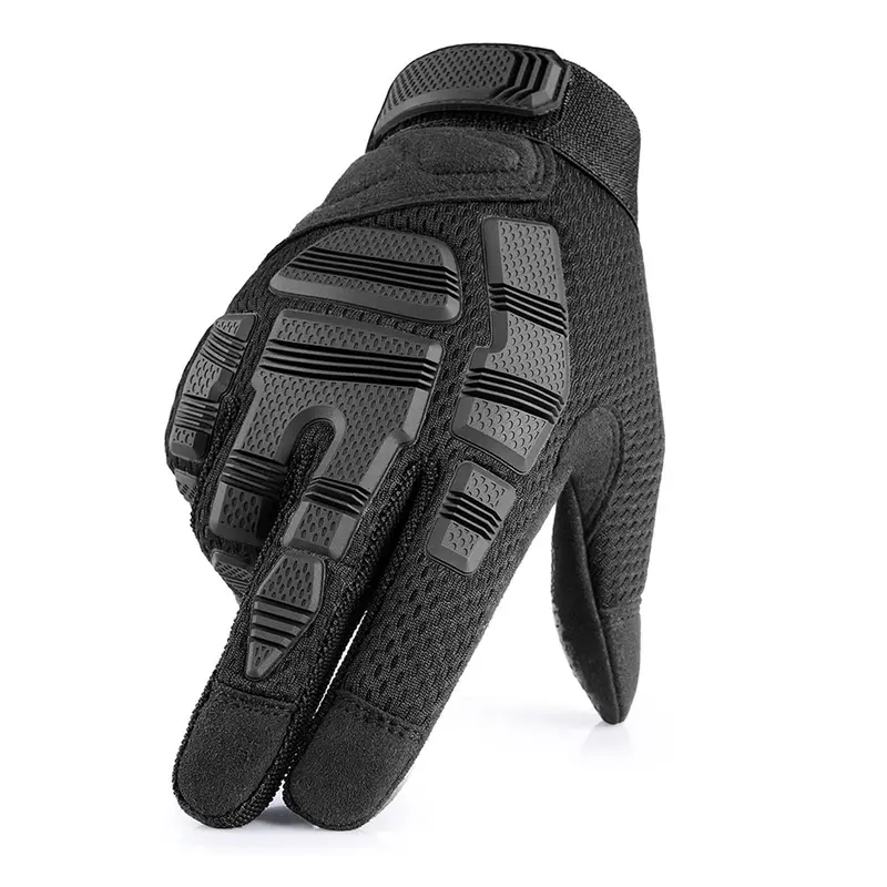 ถุงมือเทคนิคมอเตอร์ไซค์กันลื่น,ถุงมือป้องกันแบบเต็มนิ้วสำหรับนักขี่จักรยานมอเตอร์ครอส