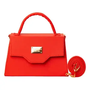 Bolso Bandolera Rojo Fana Bonita, de Nailon y Poliéster, con Cierre de Cremallera, Moderno, para Uso Diario - Product Image 1