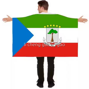 Bandera <span class=keywords><strong>de</strong></span> <span class=keywords><strong>la</strong></span> República Democrática del Congo, Bandera Deportiva para Usar como Capa con Mangas, Artículos para Fanáticos, para Desfiles en Estadios, Fiestas <span class=keywords><strong>de</strong></span> Víspera <span class=keywords><strong>de</strong></span> Partidos, Personalizada - Product Image 4
