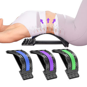 Appareil orthopédique réglable à 4 niveaux pour le soutien lombaire inférieur, soulagement de la douleur, masseur et étireur dorsal - Product Image 1