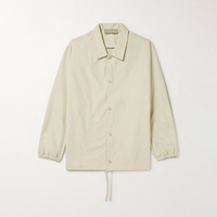 Coupe-vent imperméable en polyester et coton floqué brodé d'un écusson chenille personnalisé OEM Veste légère pour entraîneurs pour hommes
