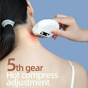 Tragbares elektrisches <span class=keywords><strong>Gua</strong></span> <span class=keywords><strong>Sha</strong></span> Massage gerät Neues Design Beheiztes Board Guasha Gesichts werkzeug Körpersc haber Vibrierendes Gesichts massage gerät - Product Image 5