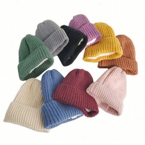 Bonnet en tricot plié personnalisé de haute qualité pour femme, coloré, idéal pour l'hiver - Product Image 2