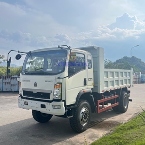 Camions à <span class=keywords><strong>benne</strong></span> basculante Howo 4*2 4*4 4wd neufs et d'occasion Sinotruk 6 8 <span class=keywords><strong>10m3</strong></span> diesel légers 5 8 10 12 15 tonnes pour la ferme, les galets, le sable, à vendre - Product Image 4