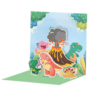 Carte de vœux d'anniversaire 3D créative, logo personnalisé, entreprise, faite à la main, papier couché, impression UV, laminage mat, cadeau - Product Image 4