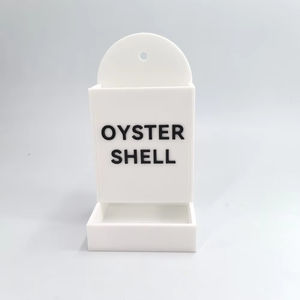 Cute Hanging <b>Chicken</b> Feeder Trough Wide Mouth Gravity Gravity Poultry Feeder Precision Automatic <b>Grit</b> Dispenser for Nutrition - Product Image 5